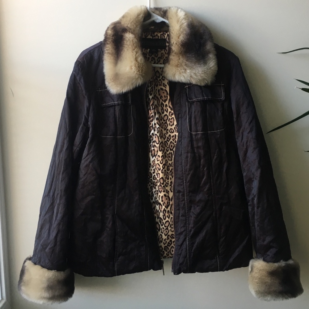 Winter Coat with Fur Detail